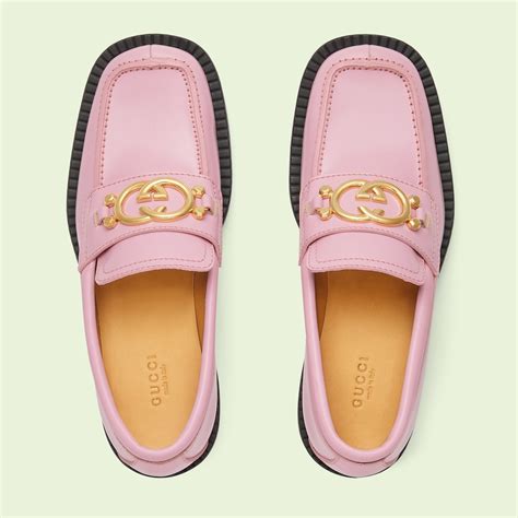 gucci guccissima pink|gucci pink loafer.